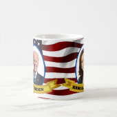 Joe Biden und Kamala Harris Portait Kaffeetasse (Mittel)