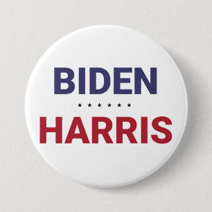 Joe Biden und Kamala Harris (Wahl 2020 in den USA) Button