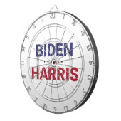 Joe Biden und Kamala Harris (Wahl 2020 in den USA) Dartscheibe (Vorderseite rechts)