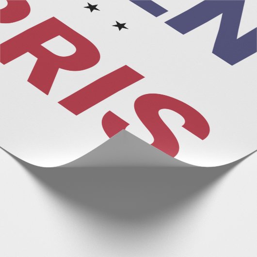 Joe Biden und Kamala Harris (Wahl 2020 in den USA) Geschenkpapier (Ecke)