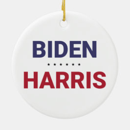 Joe Biden und Kamala Harris (Wahl 2020 in den USA) Keramik Ornament