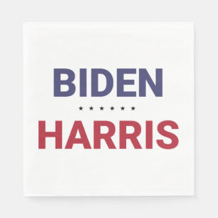 Joe Biden und Kamala Harris (Wahl 2020 in den USA) Serviette