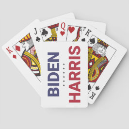 Joe Biden und Kamala Harris (Wahl 2020 in den USA) Spielkarten