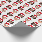 Joe Biden und Kamala Harris Weihnachten Geschenkpapier (Ecke)