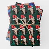 Joe Biden und Kamala Harris - Weihnachtszeit-Weihn Geschenkpapier Set (Beispiel)