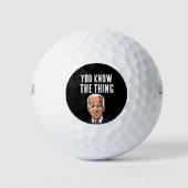 JOE BIDEN VERWECHSELTE DIE GOLFBALLS. GOLFBALL (Vorderseite)
