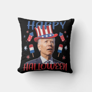 Joe Biden verwirrte den fröhlichen 4. Halloween 4. Kissen