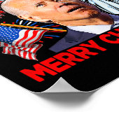 Joe Biden verwirrte Patriotic Frohe Weihnachten fü Poster (Ecke)