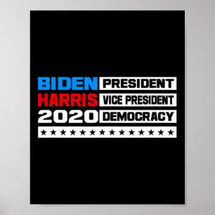 Joe Biden Vizepräsident Kamala Harris 2020 Poster