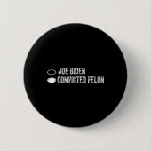 Joe Biden Vs Convicted Felon - Ballot Paper Button (Vorderseite)