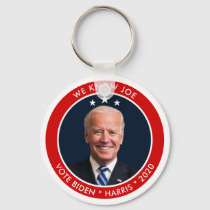Joe Biden Wahlkampf 2020 mit Foto Schlüsselanhänger