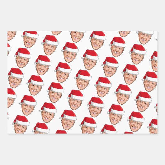 Joe Biden Weihnachten Geschenkpapier Set (Vorderseite)