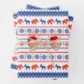 Joe Biden Weihnachten Geschenkpapier Set (Beispiel)