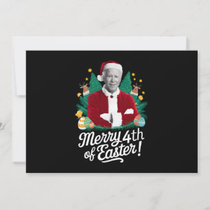 Joe Biden Weihnachten Santa Frohe 4. Ostern Xmas