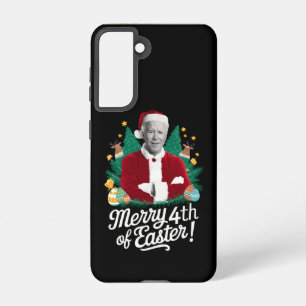 Joe Biden Weihnachten Santa Frohe 4. Ostern Xmas Samsung Galaxy Hülle
