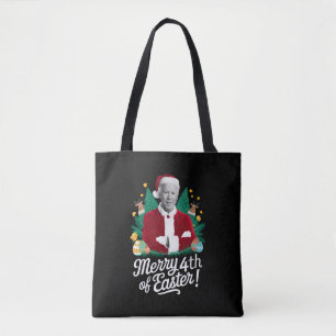 Joe Biden Weihnachten Santa Frohe 4. Ostern Xmas Tasche