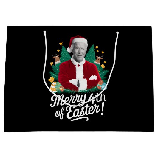 Joe Biden Weihnachten Weihnachten Weihnachten 4. O Große Geschenktüte (Vorderseite)