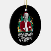 Joe Biden Weihnachten Weihnachten Weihnachten 4. O Keramik Ornament (Rechts)