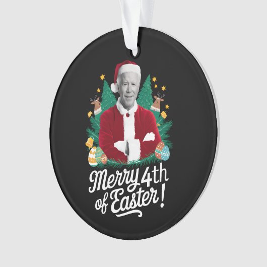 Joe Biden Weihnachten Weihnachten Weihnachten 4. O Ornament (Vorderseite)
