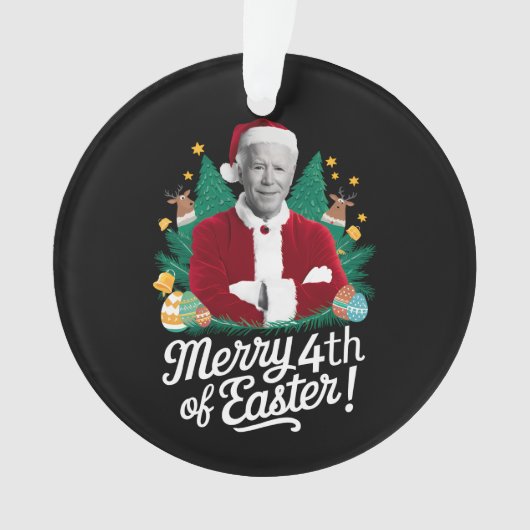 Joe Biden Weihnachten Weihnachten Weihnachten 4. O Ornament (Vorderseite)