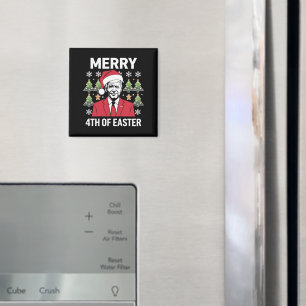 Joe Biden Weihnachts Santa Hut Frohe 4. Ostern  Magnet