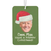 Joe Biden Weihnachtsmannmütze - C'mon Man Frohe We Autolufterfrischer (Rückseite)