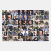 Joe Biden Wrapping Paper Geschenkpapier Set (Vorderseite)