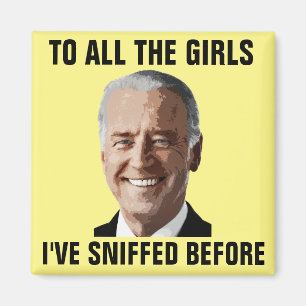 JOE BIDEN ZU ALLEN MÄDCHEN ICH HABE SCHNIFFEN VOR MAGNET