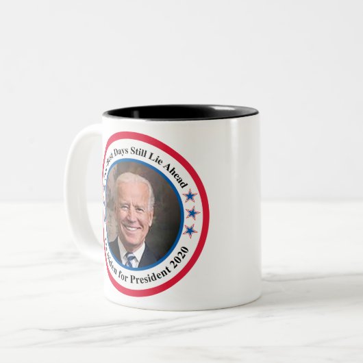 Joe Biden Zweifarbige Tasse (Vorderseite Links)