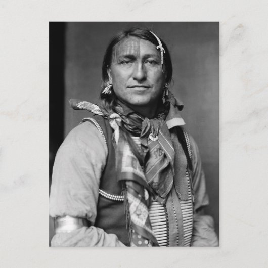 Joe Black Fox, 1900 Postkarte (Vorderseite)