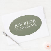JOE BLOB IST PHANTASTISCH OVALER AUFKLEBER (Umschlag)
