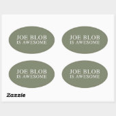 JOE BLOB IST PHANTASTISCH OVALER AUFKLEBER (Blatt)