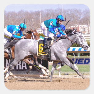 Joe-Bravo - mein Fräulein lilly Quadratischer Aufkleber