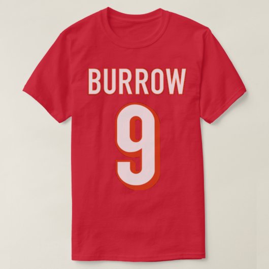 JOE BURROW 9 BENGALS CINCINNATI T-Shirt (Design vorne)
