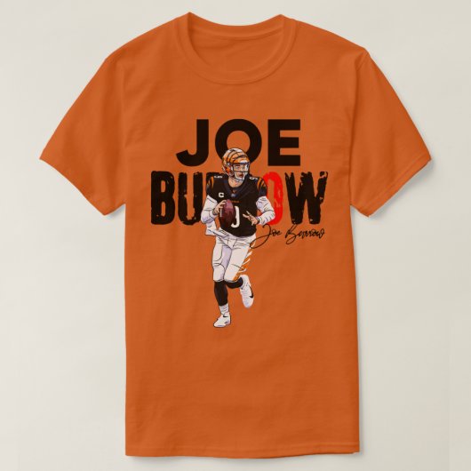 Joe Burrow Bengals Art 16 T-Shirt (Design vorne)