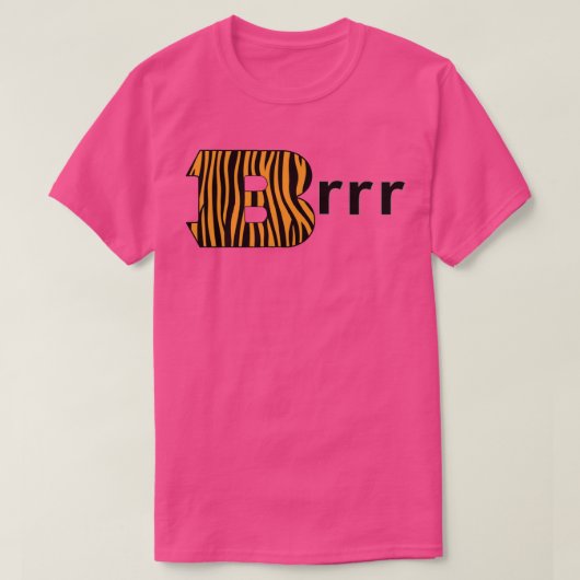 Joe Burrow Brrr Design T-Shirt (Design vorne)