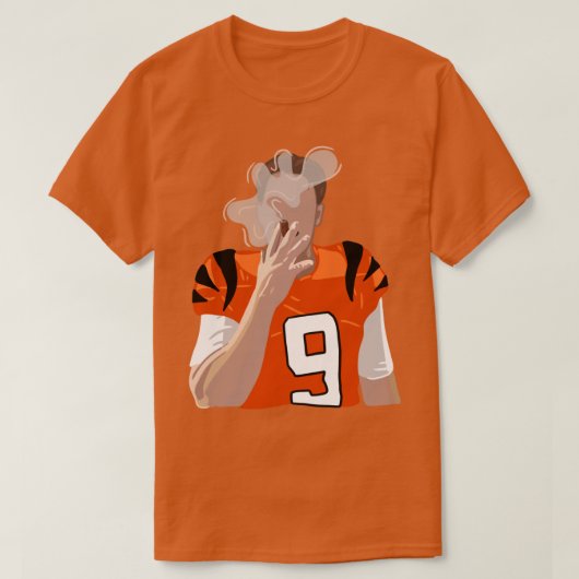 Joe Burrow Smoking Cigar 1 T-Shirt (Design vorne)