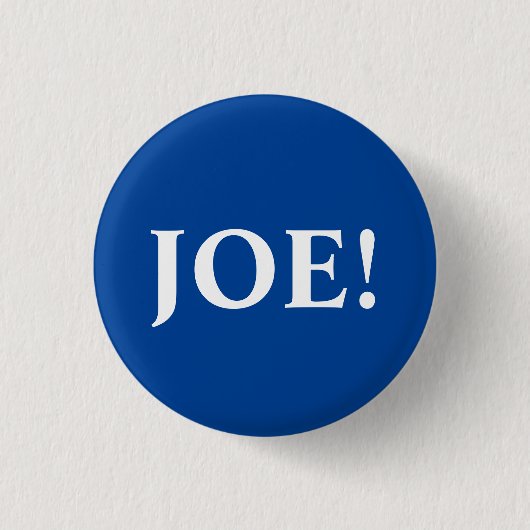 JOE! BUTTON (Vorderseite)