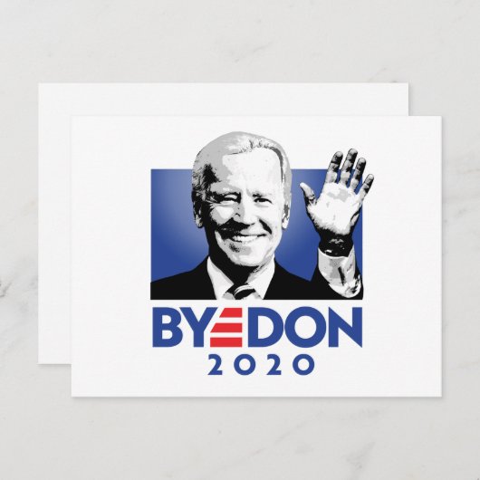 JOE BYE DON 2020 POSTKARTE (Vorne/Hinten)