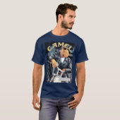 Joe Camel Motorrad Active Retro T-Shirt (Vorne ganz)