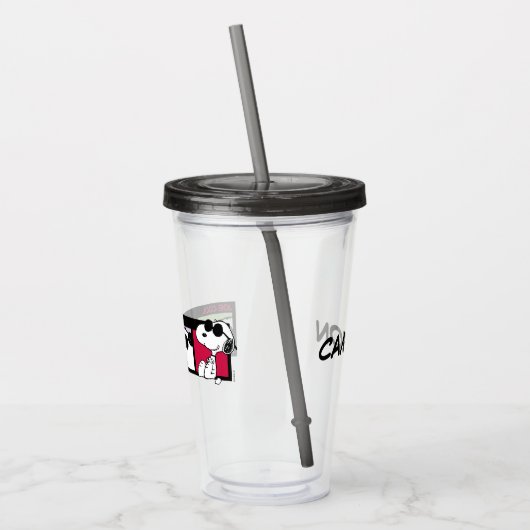 Joe Cool Foto Reel Acryltrinkbecher (Links)