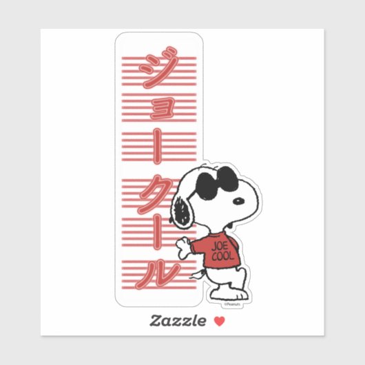 Joe Cool Japanese Neon Lights Aufkleber (Blatt)