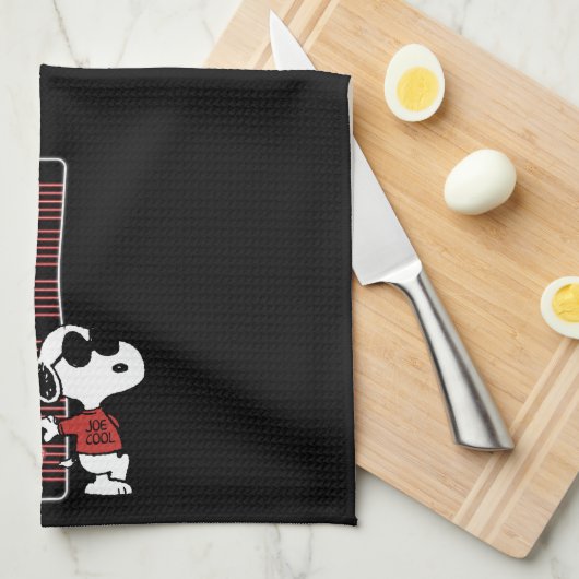 Joe Cool Japanese Neon Lights Geschirrtuch (Viertel Falte)