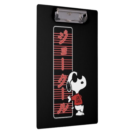 Joe Cool Japanese Neon Lights Klemmbrett (Rechts)