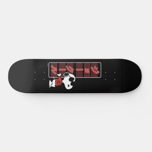 Joe Cool Japanese Neon Lights Skateboard (Horizontal)