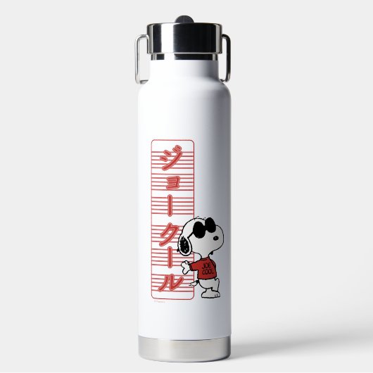 Joe Cool Japanese Neon Lights Trinkflasche (Vorderseite)