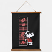 Joe Cool Japanese Neon Lights Wandteppich Mit Holzrahmen (Vorderseite)