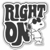 Joe Cool - Richtig Aufkleber (Vorderseite)