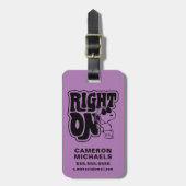 Joe Cool - Richtig Gepäckanhänger (Vorderseite vertikal)