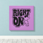 Joe Cool - Richtig Leinwanddruck (Insitu (Holzboden))